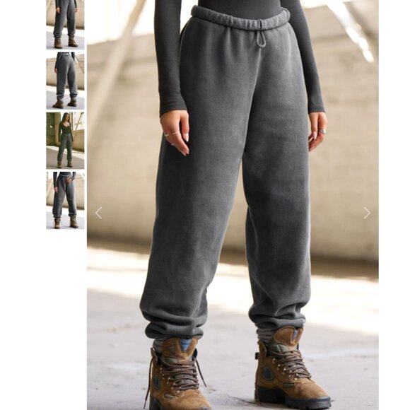 Joah Brown Pants - Joah Brown Dark Gray Sweatpant Joggers -- XS